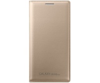 Dėklas G530/G531 Samsung Galaxy Grand Prime Flip Wallet Auksinis