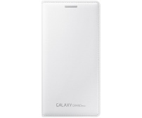 Dėklas G530/G531 Samsung Galaxy Grand Prime Flip Wallet Baltas