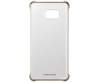 Nugarėlė G928F Samsung Galaxy S6 Edge+ Clear Cover Auksinė